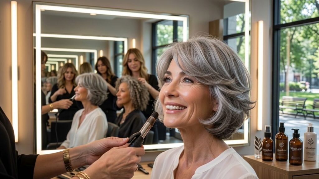 Hairstyle after 60: goodbye