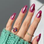 23 Pink Chrome Nail Ideas Giving Classic Pink Manicure a Futuristic Shiny Metallic Upgrade