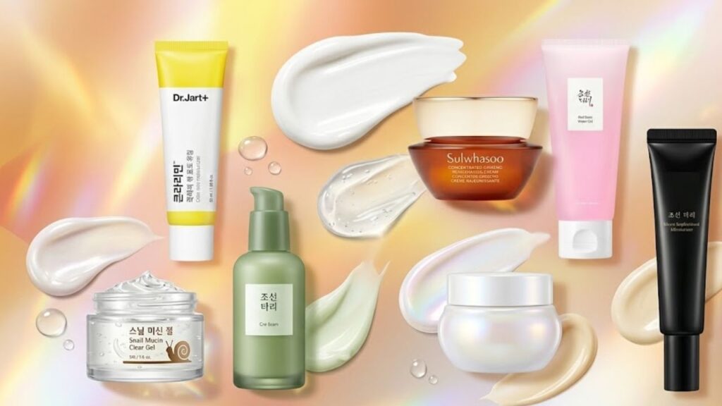 Korean Moisturizers for Glass Skin