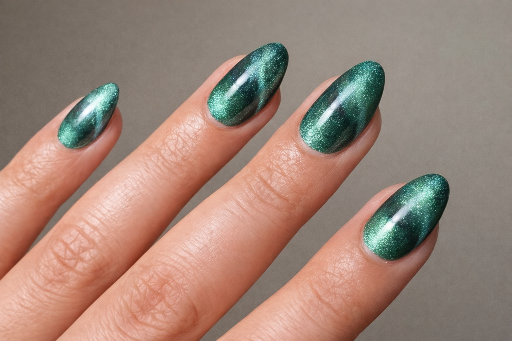 Korean Cat Eye Nail Designs Trend